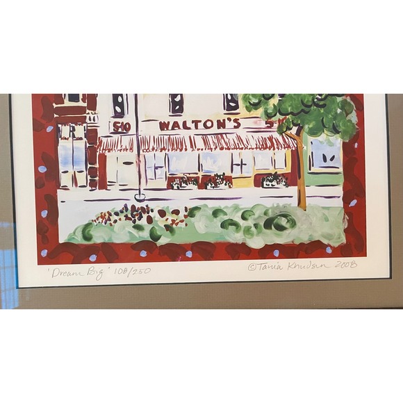 Tania Knudsen Dream Big Signed Numbered 108/250 Walton's Art Print Framed 2008 - Picture 6 of 16